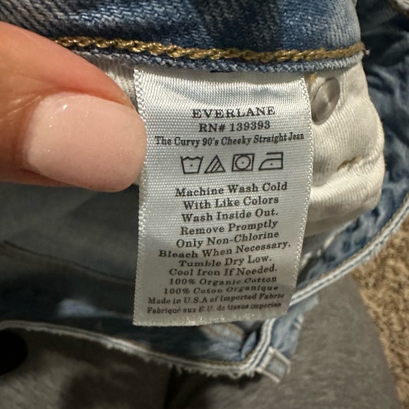 NWT Everlane The Curby ‘90s Cheeky Straight Jeans Sz 33 - Picture 8 of 9
